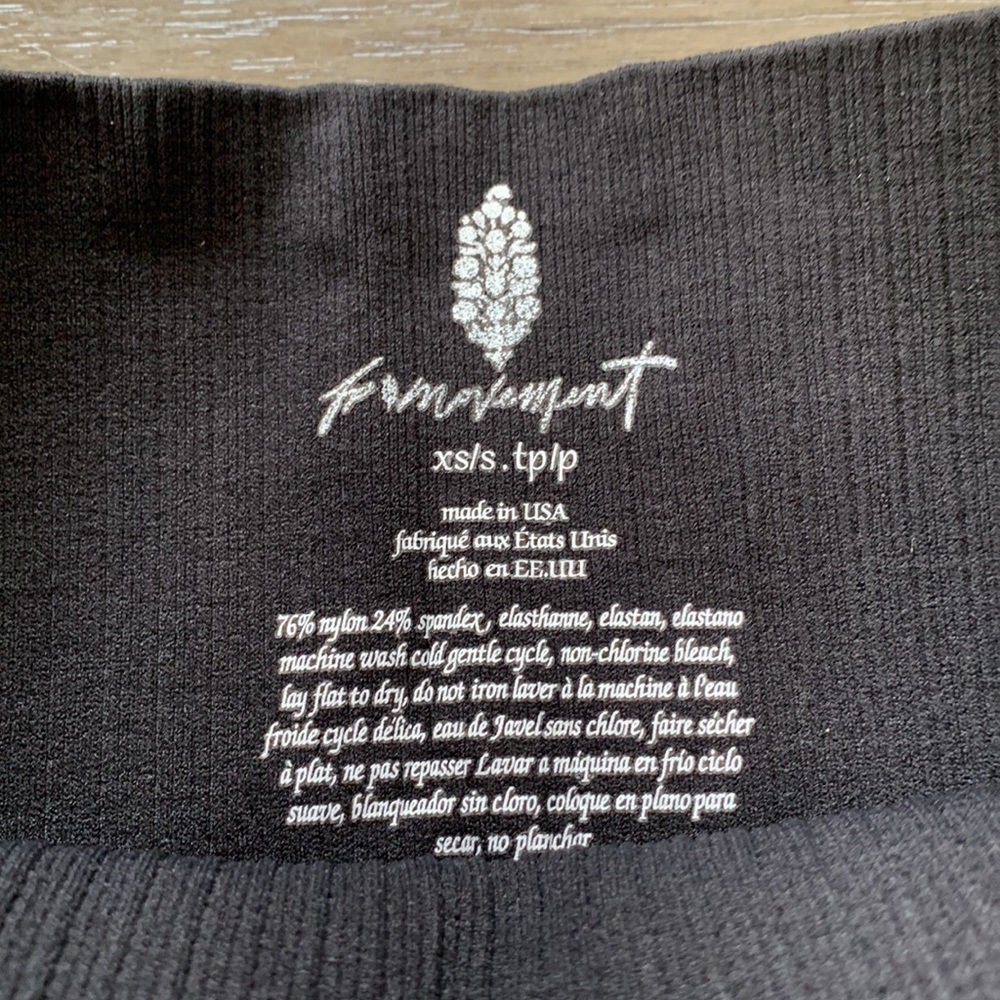 NWOT! FP Free People Movement Good Karma High Rise Leggings Sz XS/S - Picture 8 of 8